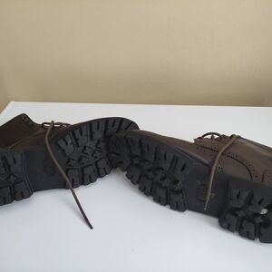 Elegant Brown Leather Oxfords